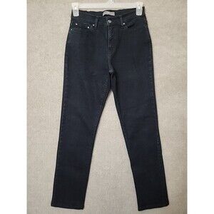 Levis Perfectly Slimming 512 Skinny Jeans Womens 10 Blue Dark Wash Stretch